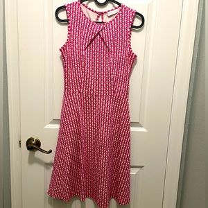 Pink patterned dress